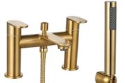 Bath Shower Mixer Tap | Brushed Brass | Niagara Albury