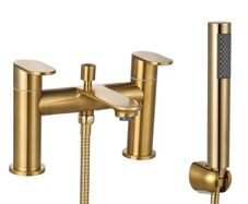 Bath Shower Mixer Tap | Brushed Brass | Niagara Albury