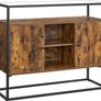 Rustic cabinet with glass surface FREE DELIVERY Image 5