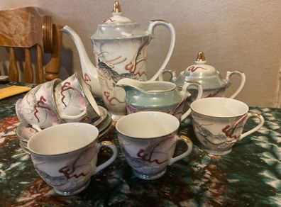 Japanese 1900s coffee set