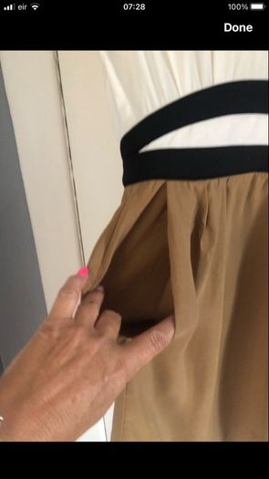 Ladies stunning dress with pockets size 10
