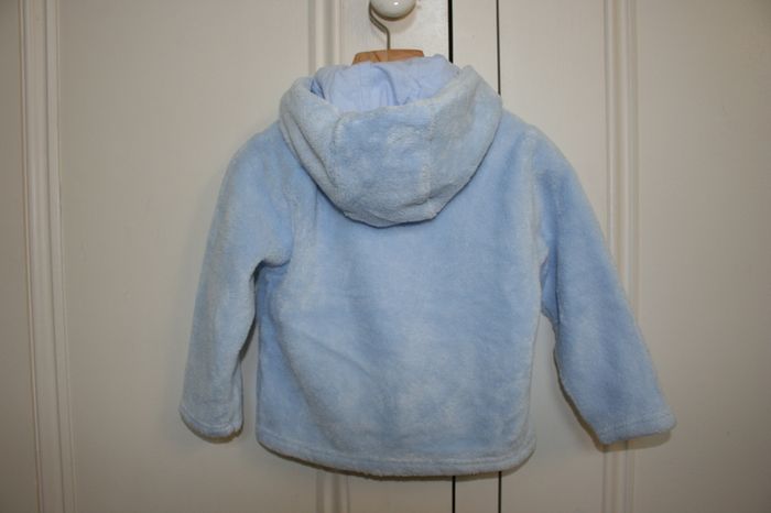 Baby Blue Hooded Jacket Age 9 - 12 Months
