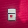 Vintage 2005 Zippo Lighter - Hawaii Hibiscus Ultralite Scrimshaw - October 2005 (J 05) Image 2