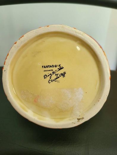 Clarice cliff melons pattern basket
