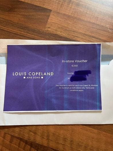 Louis Copeland voucher