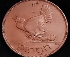 #546 - Ireland - 1928 - One Penny - KM.3