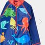 babys swim unitard suit with hat Image 2