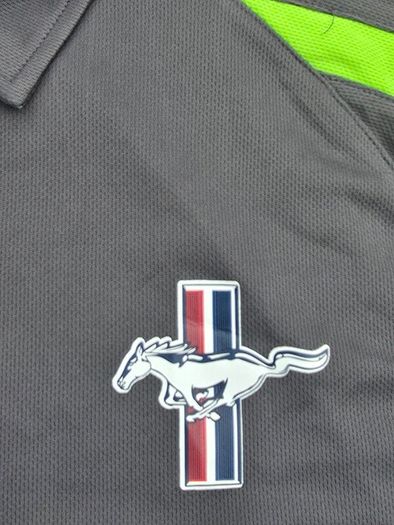 Ford Mustang Polo Shirt Mens Large