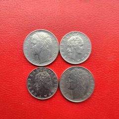 4 Lira Coins  2 X 100 & 2 X 50