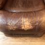 Leather reclining couch Image 4