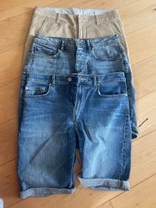 3 pairs of men's shorts waist 30