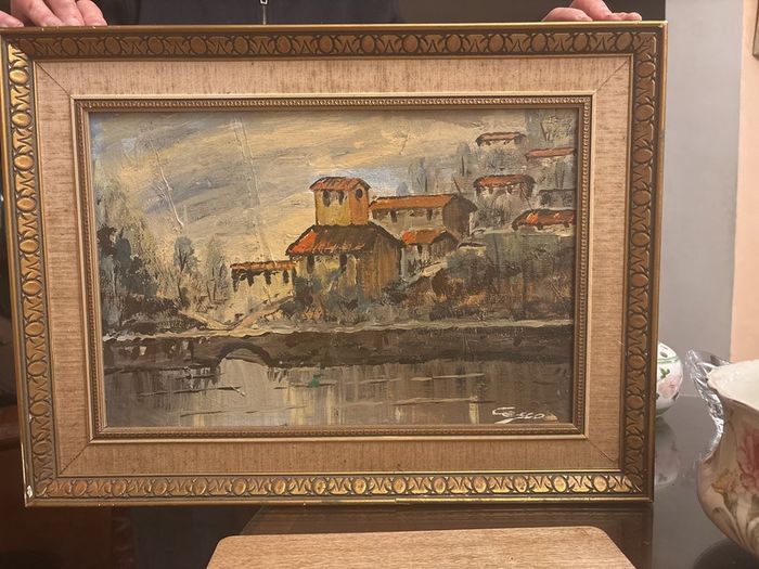 Cesco painting landscape