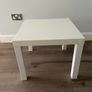 IKEA LACK Side Table, high-gloss white, 55x55 Image 2