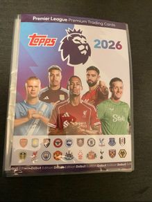Premier League 2026 Football Binder Full Of Cards