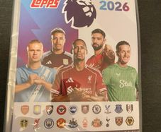 Premier League 2026 Football Binder Full Of Cards