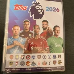 Premier League 2026 Football Binder Full Of Cards