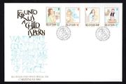 1989 Isle of Man World Christmas 50th Anniversary of Jane Crookall Maternity Home and 75th Anniversary of St. Ninian's Church, Douglas Commemorative Stamp Addressed First Day Cover (FDC)