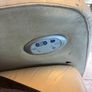 Cream Leather Motorised Electric Massage / Recliner Chaise Image 5