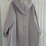 Made in Italy Grey Hooded Coat Image 3