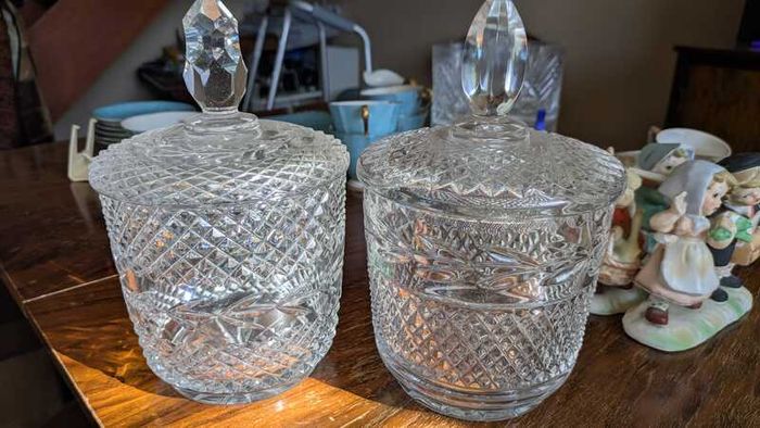 Crystal Confectionary Bowls (2)