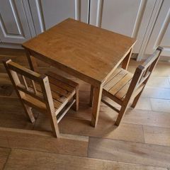 Kids Table + Chairs (For 3-6yrs)