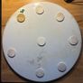 Rare Antique Irish large ironstone beam scale plate Image 4