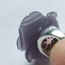 Lavender Jade Petal Sterling Silver Ring Image 10