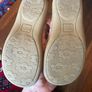 Marks and Spencer walkmates pink and gold spotty rabbit cat suede strap shoes Image 2