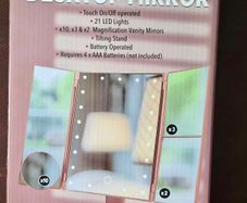 Mirror LED Light Makeup Portable Nexus Rose Gold