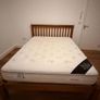 King size bed with mattress Image 2