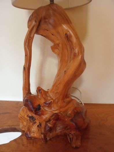Vintage Burrell Root Table Lamp