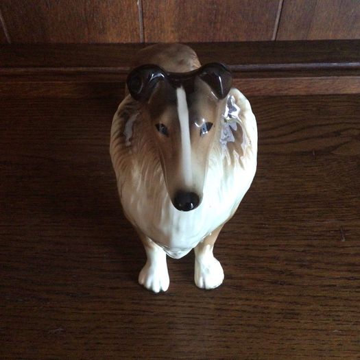 Collie Dog China Ornament