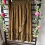 Bnwot fransa mustard/olive pattern shirt size small wrap effect frilled detail Image 2