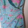 Cotton wrap sleeveless dress size 10 knee length Image 5