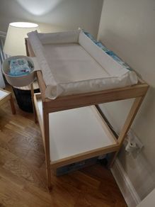 Sniglar Ikea Changing Table, Beech/White