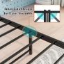 Double Bed Frame with Storage Wooden Headboard Image 4