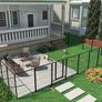 Dog Pen, 8 Panel Puppy Pen with Door, High 80cm Indoor/Outdoor Pet Exercise Playpen, Portable Foldable Animal Run Enclosures for Dogs, Puppies, Cats, Rabbits and Other Animals (FREE SHIPPING) Image 4