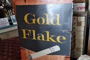 Enamel Sign 3ft x 2ft Gold Flake