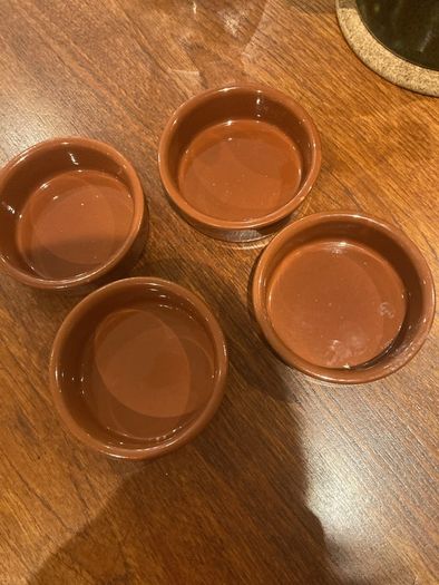 Cermer Ceramic / Pottery For Tapas or Creme Brulee ( 4 )