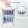 Slots Cell Phone Locker Box Aluminum Alloy Lockable Military School Classrooms Put Mobile Phone Management Storage Cabinets On The Wall (Color : Silver, Size : 12) Image 2