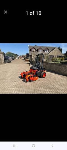 Ride on lawn mower