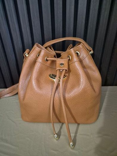 Nina Ricci pebbled leather bucket bag