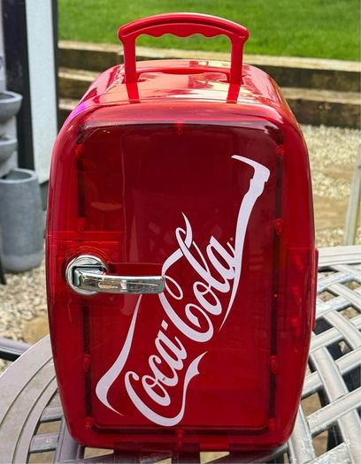 Vintage Coca-Cola Naiko Portable Mini Fridge Cooler/Warmer-Excellent Condition