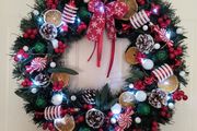 Christmas door wreath