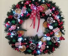 Christmas door wreath