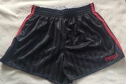 RARE  Vintage O'Neills Mourne Shadow Stripe Shorts  Black/Red