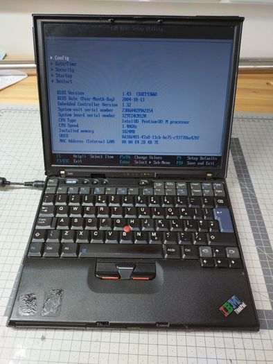 IBM ThinkPad X40 laptop