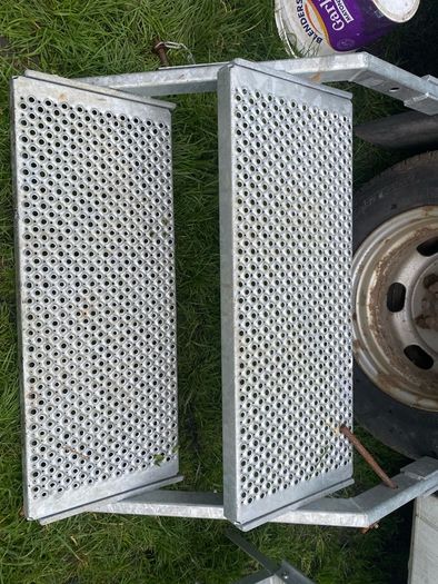 Selection of galvanised steps
