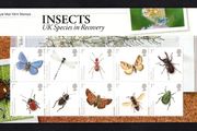 2008 Great Britain Insects - UK Species in Recovery Commemorative Stamps Presentation Pack