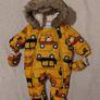 Waterproof Warm Fleece lined hooded SnowSuit & Mitten set Image 2